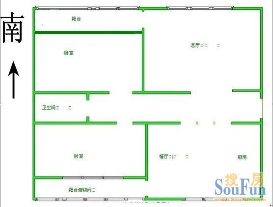 天元花园户型图